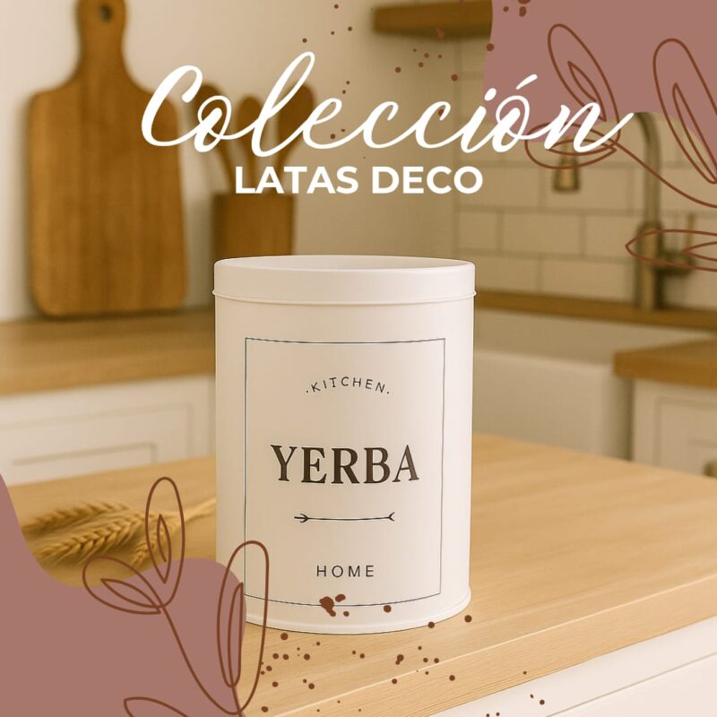Lata Deco Yerba